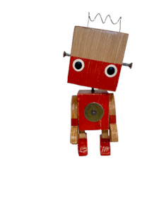 Decor: Wooden Robot