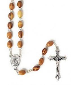 Religious: Olive Wood Rosary Beads