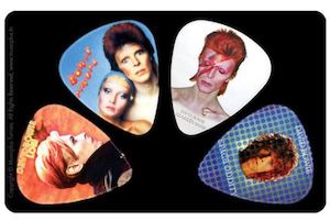 Gifts 20 And Under: David Bowie Guitar Picks