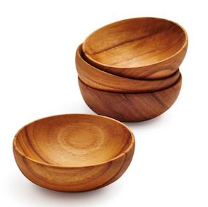 Gifts 20 And Under: Teak Pinch Bowls