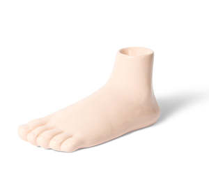 David Shrigley: David Shrigley Curious Foot-Shaped Pedestal