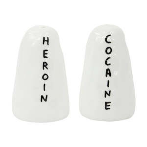 David Shrigley: David Shrigley Cocaine and Heroin Shakers
