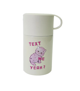 Magda Archer: Magda Archer Text Me Yeah Drink Flask