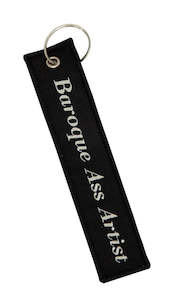 Art: Baroque Ass Artist Keychain
