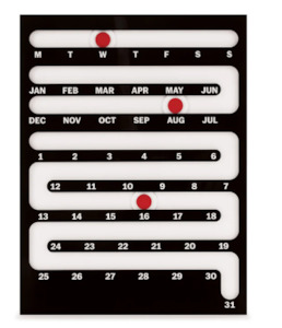 MoMA Sliding Perpetual Calendar