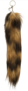 Design: Raf Simons Faux Racoon Tail Keychain