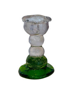 Vintage Glass Candleholder by Humppila of Finland