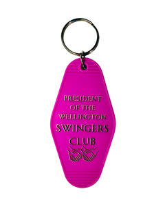'President of the Wellington Swingers Club' Keychain
