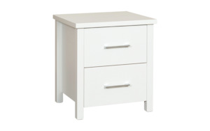 Bedside Tables: Portland 2 Drawer Bedside Cabinet