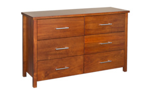Chests: Portland 6 Drawer Lowboy