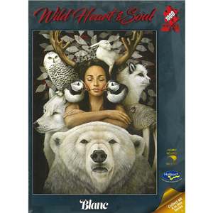 Jigsaws 1: Jigsaw Puzzle 1000 Pcs Wild Heart & Soul - Blanc