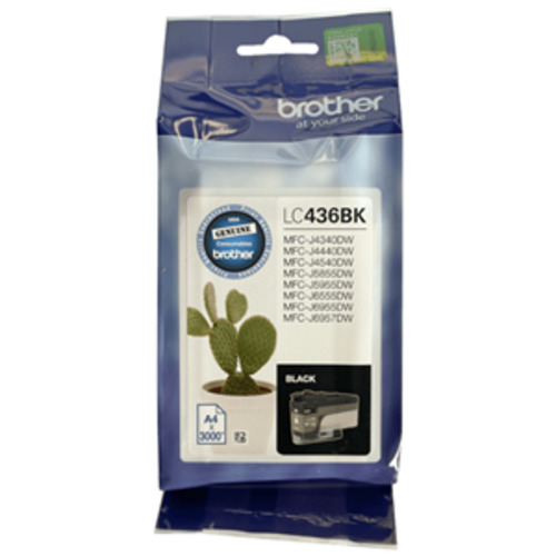 Ink Toner: Brother LC436BK Black Ink Cartridge