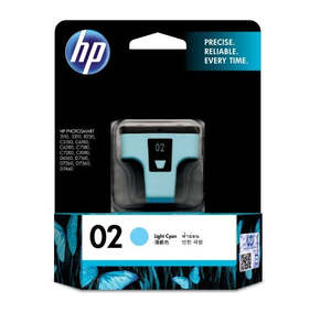 Ink Toner: HP 02 Light Cyan Ink Cartridge