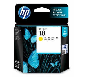 HP 18 Yellow Original Ink Cartridge