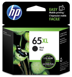 Ink Toner: HP 65XL Black High Yield Ink Cartridge