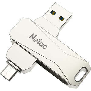 Tech 1: NETAC USB Flash Drive U381, 32GB, USB 3.0 & Micro USB, OTG