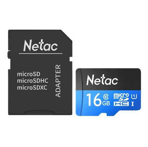 Tech 1: Netac P500 microSDHC UHS-I Card with Adapter 16GB