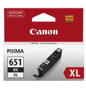 Canon: Canon CLI 651XL BK XL Black High Yield Ink Cartridge