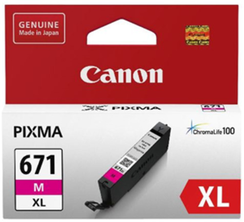 Canon: Canon CLI 671XL M Magenta High Yield Ink Cartridge