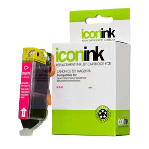 Compatible Canon CLI 521 Magenta Ink Cartridge