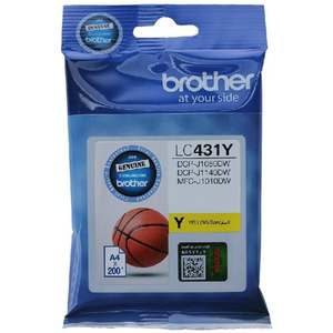 Brother: Brother LC431 Y Ink Cartridge Yellow