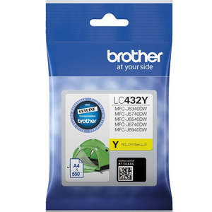 Brother LC432 Y Ink Cartridge Yellow
