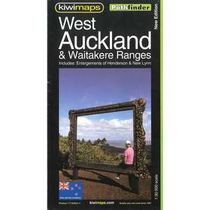 New Zealand: Kiwimaps West Auckland & Waitakere Ranges