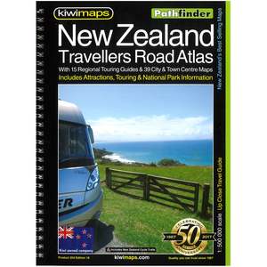 New Zealand: KIWIMAPS New Zealand Travellers Road Atlas