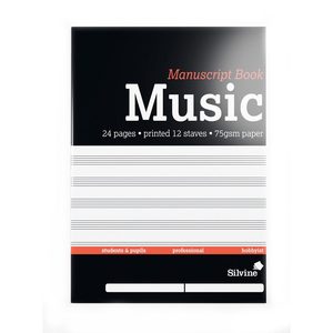 Exercise Books: Manuscript Book 24pg A4