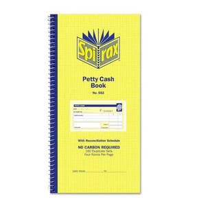 SPIRAX 552 PETTY CASH BOOK