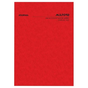 Milford A4 Journal 26 Leaf Limp Account Book