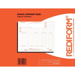 Account Books: Rediform Book Invoice Statement Triplicate 50 Leaf