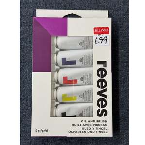 Reeves Oil And Brush Set 9pc