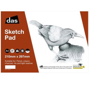 DAS SP SKETCH PAD (SADDLEBACK) 20sht A4