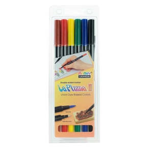 Marker Le Plume Dual Top Marker - Primary Set 6pc