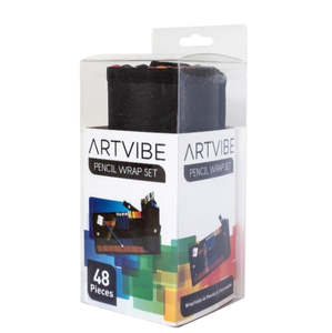 Art Writing Instruments: Art Vibe: Pencil Wrap Set 48 Piece