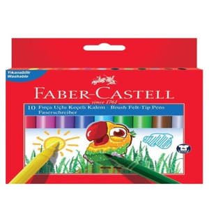 Faber Castell Winner Brush Felt Tip 10 Colors