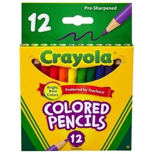 Coloured Pencils: Crayola Colouring Pencils Pack of 24