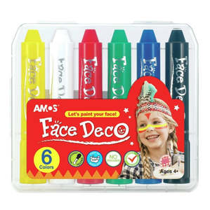 Amos: Face Deco Facepaint Set - 6 Colours