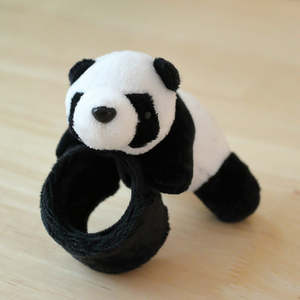 Plush Panda Wristband / Slap Band