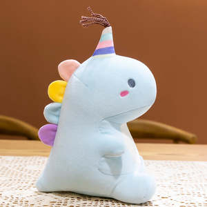 Plush: Party Dinosaur - Blue - Plush Toy