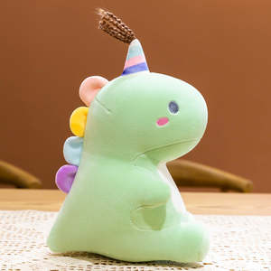 Party Dinosaur - Green - Plush Toy