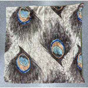 Cushion Cover / Peacock Feather