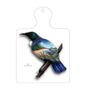 Sophie Blokker Ceramic Trivet / Wall hanging with Cork Backing - Tui