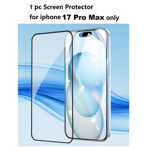 Full Tempered Glass Screen Protector for iPhone 17 Pro Max