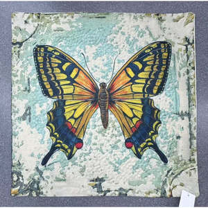 Cushion Covers: Cushion Cover Butterfly / Yellow