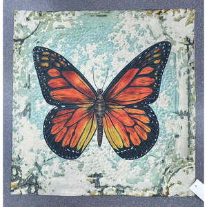 Cushion Cover Butterfly / Orange