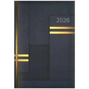 Diaries: 2026 A5 Diary Week to View - Gold Bars