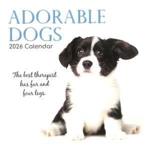 2026 Wall Calendar - Adorable Dogs
