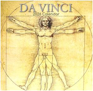 2026 Wall Calendar - Da Vinci